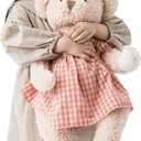 Oitscute Big Baby Teddy Bear with Cloth Cute Stuffed Animal Soft Plush Toy 25" (Red&Pink)
