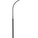 Tablet Floor Stand with Flexible Gooseneck and Stable Aluminum Base Suitable for 3.5” - 10.6” Smart Phone & Tablet Black