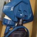 Pool Vacuum for Above Ground Pool with a Telescopic Pole, Running time up to 1H, T403 Handheld Rechargeable Pool Cleaner with Powerful Suction up to 18.5 gallons/min, Ideal for Leaves, Debris (Blue)