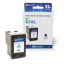 Dataproducts Brand Remanufactured Ink Cartridge Replacement for HP 67XL 3YM57AN | Black,3.25 x 2 x 4.25,DPC67XLB