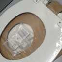Mayfair Cassel Slow Close Toilet Seat, Easy Clean, Non Slip Premium Wood Seat, Easy Install, Made in USA, Round, Biscuit