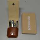 MR.GREEN Nail Clipper 4Pcs Set, Stainless Steel Manicure Pedicure Set, Medical Grade Grooming Kit with Travel Case Gift Box for Man & Woman