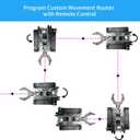 Robot Kit, STEM Toys for Boys Age 8-12, Robotic Arm for Kids Age 8+, 4-DOF Electronic Programming DIY Robots for Girls, Educational Science Building Kit, Cool Birthday Gifts for Kids., One Size