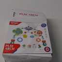 Musical Baby Stroller Arch Toys, Travel Car Seat Toys, Baby Play Arch Crib Accessory Toys, Mobile for Bassinet, Pram Activity Arch Bar Toys for Babies Infants, red (Space Yellow)