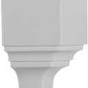 Endurathane Universal Inside Corner for Moulding Profiles, 3 1/8"P x 3 1/8"W x 7 3/4"H (Less than 3 1/8"P and 3 7/8"H), Factory Primed