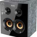 DOSS SoundBox H300 Bookshelf Bluetooth Speaker, 90W Stereo Sound with Extra Bass, Three DSP Technologies, 20H Playtime, BT 5.3, Wireless for Home, Livingroom, Office