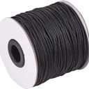PH PandaHall 1.5mm 100 Yards Black Nylon Cord Wind Chime Cord Replacement Lift Shade Blind String for Windows Roman Rollers Repair Gardening Plant Waist Beading String for Bracelet Lanyard