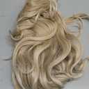 KOME Blonde Synthetic Lace Front Wig,13x4 HD Lace Layered Wave Glueless Wigs for Women Daily Use 26IN