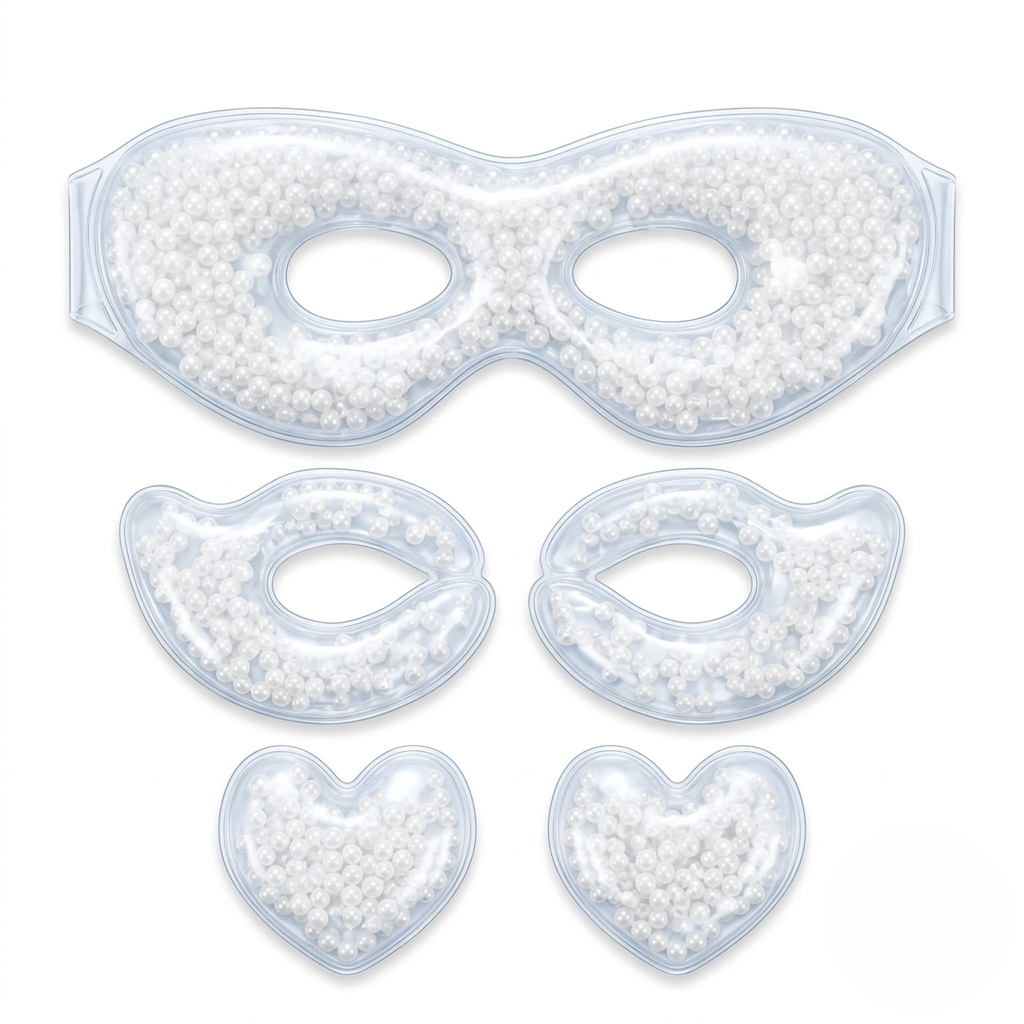 Under - Eye Gel Mask 3 -Piece Set, Soothing & Refreshing, Customizable Comfort