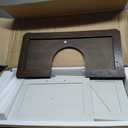 Bathroom Floor Cabinet, Farmhouse Storage Cabinet, Adjustable Shelf, Barn Doors, Cabinet for Bathroom, Kitchen, Living Room(Antique White) (23.62"W x 11.81"D x 26.54"H)