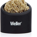 Weller Soldering Brass Sponge Tip Cleaner with Silicone Holder & 25-Piece Flux Brushes