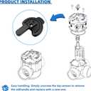 2 x 2Pack 270028 Valve Handle Replacement for Pentair 2 Way and 3 Way Diverter Pool Spa Valves, Pool Value Handle Diverter Valve Replacement Part - to Control Water Flow and Maintain Pool Spa Performance