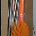 20 Feet High Reach Duster Kit with 2-14 ft Extension Pole, Cobweb & Corner Brush Cleaning Duster Kit for Cleaning, Microfiber Feather Duster Cleaner with Washable Head for Ceiling Fan, Furniture, Home