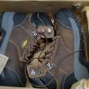 KEEN Utility Women's Evanston 6" Composite Toe Waterproof Leather Durable Construction Work Boots, Bison/Black, 10 W