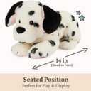 GUND Checkers Dalmatian Puppy Plush, Stuffed Animal Dog for Ages 0 and Up, White/Black, 14”