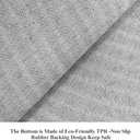 3x12 Washable Hallway Runner Rug: Oriental Long Ultra Soft Runners for Kitchen Entry Thin Non Slip Bathroom Nursery Floor Mat Water Resistant Low Pile 12ft Carpet for Living Room Bedroom (Grey,3x12)