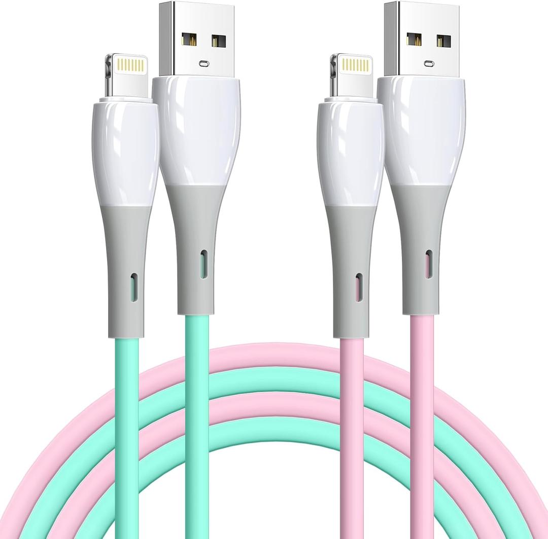 iPhone Charger 2Pack 6 FT Apple MFi Certified Lightning Cable Fast Charging iPhone Charger Cord Compatible with iPhone 14 13 12 11 Pro Max XR XS X 8 7 6 Plus SE iPad and More