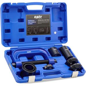 Orion Motor Tech Ball Joint Press Kit, Heavy Duty Ball Joint Removal Tool Kit with 4x4 Adapters, for Most 2WD and 4WD Cars and Light Trucks (blue C-frame)