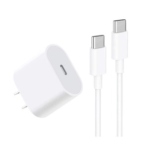 20W iPhone Fast Charger Compatible with iPhone 15/15 Plus/15 Pro/15 Pro Max/iPad, Apple Fast Charger with 5ft USB C to USB C Cable