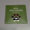 EXPAWLORER Anti Slip Dog Socks to Prevent Licking Paws, Dog Shoes for Cold Winter, Dog Booties for Hardwood Floors, Dog Boots & Paw Protectors with Grippers for Small Medium Large Senior Dogs Blue M