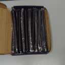 20 Pack Black Taper Candles, 7-8 Hours Burn Time, Unscented, Smokeless and Dripless, 0.79 x 10 Inch Dinner Candle Set for Household, Wedding, Party and Home Dcor Candlesticks