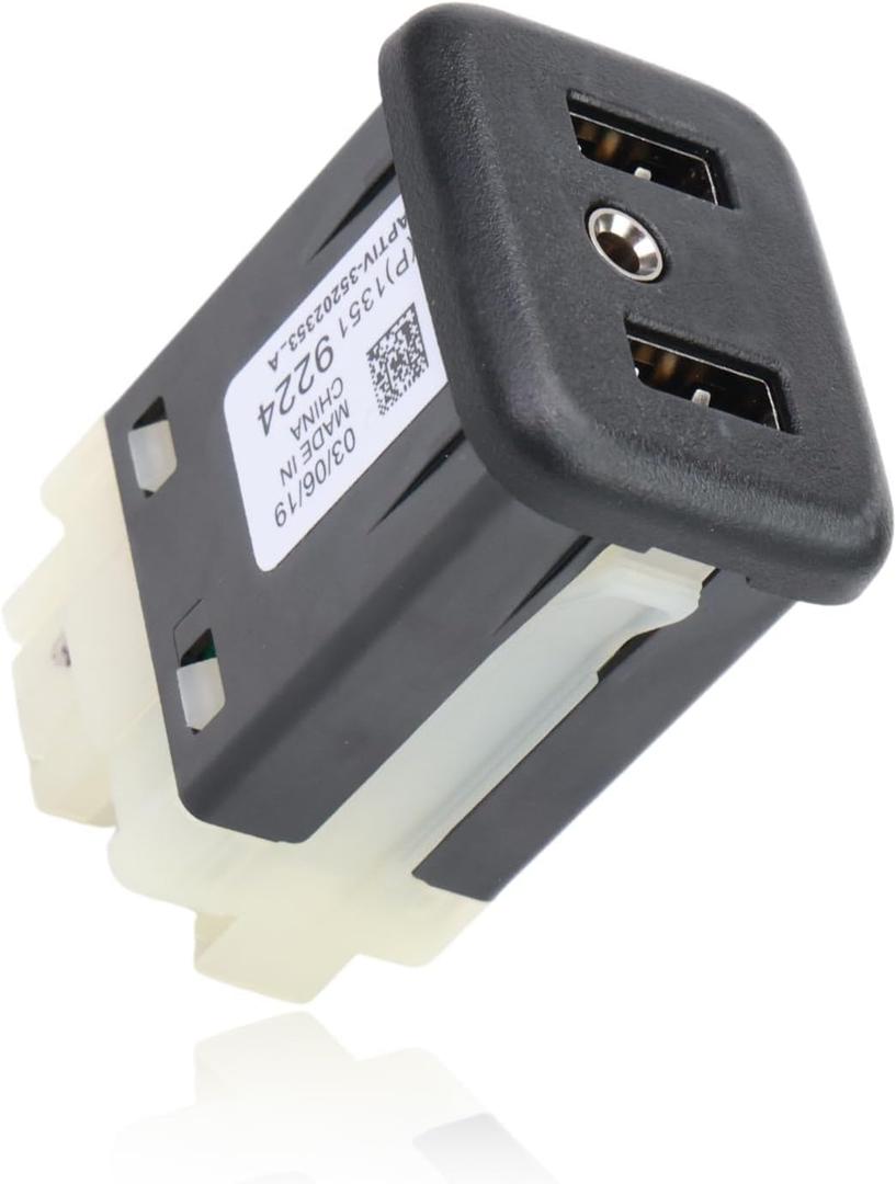 13519224 USB Port, AUX Interface Jack Compatible with New Cruze Equinox Camaro New Lacrosse Verano Envision GL8S Velite5 Enclave