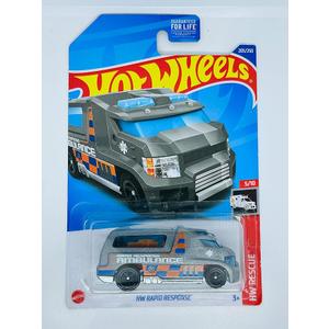 Hot Wheels - HW Rapid Response - Gray - HW Rescue 5/10-205/250 - Ships Bubble Wrapped in a Box