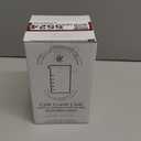 French Press Replacement Glass with Steel Filters by Cafe Crush Club - Fire Hardened Borosilicate Beaker - 34 Ounce | 1 Liter Size with White Measures