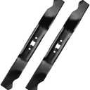 21 Inch Mulching Lawn Mower Blade Compatible with TB110 TB230 TB240 TB130 Walk Behind Push Mowers, Replacement Blade for 942-0741A 742-0741A, High Lift Mower Blade for 21" Deck Lawn Mowers（2pack)