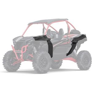 KEMIMOTO UTV Wide Fender Flare Compatible with Kawasaki Teryx KRX 1000 2025-2020 HDPE Heavy-Duty Extended Front Rear Fender Flares XXL Mud Flares Guards 4 Piece Set Accessories Replace 99994-1324