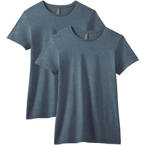 Gildan Womens Softstyle Cotton T-Shirt, Style G64000l, Multipack (Gray, S)