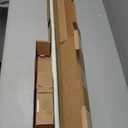 Ivilon Drapery Window Curtain Rod - Knob Design, 1 Inch Rod, 48 to 86 Inch. Ivory/White