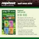 Rapitest Soil Test Kit for Gardens, Vegetables, Flowers and Lawns. USA designed and assembled soil tester completely, quickly and accurately measures/analyzes soil pH acidity and garden nutrients.