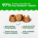 4 x Greenies Pill Pockets for Dogs Small Size, Tablet Pill Treats for Dogs, Peanut Butter Flavor, 3.2 oz. Pouch (EXP 04/26/27)
