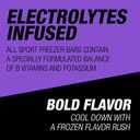 All Sport Freezer Pops, Giant Sized 3oz, 144 CT, Refreshing Ice Pops with Electrolytes, B Vitamins & Potassium Blue Raz Ice, Lemon Lime, Fruit Punch & Orange (EXP 05/01/28)