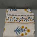 ISAENNE Designer French Light Beige Long Tablecloth Rectangle,Linen Florals and Birds Pattern Table Cloth,Anti-Wrinkle Decorative Tablecloths for Dining Thanksgiving Kitchen,63"*94"-Cornucopia