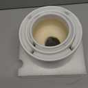 LE TAUCI Ceramic Plant Pots, 4.3+5.3+6.8 inch, Set of 3, Planters with Drainage Hole and Saucer, Indoor Flower Pot with Hole Mesh Pad, Gifts for Mom, White