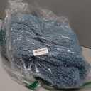 Yimobra Bathroom Rugs Sets 2 Piece, Soft Absorbent Chenille Bath Mat and U-Shaped Toilet Rug, Non Slip Machine Washable Quick Dry, Plush Shower Rugs for Bathroom Floor, 32"x20"+24"x20", Teal Blue