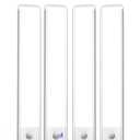 EZVALO 11.8-inch Under Cabinet Lighting, 2400mAh Rechargeable Motion Sensor Light, 3 Color Temperatures, Dimmable Magnetic Wireless Light for Kitchen, Pantry, Closet, Stairs