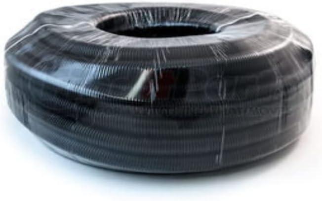 Wire Loom - 1/2", Split, Black, Convoluted Polyethylene, 100 Ft., Boxed