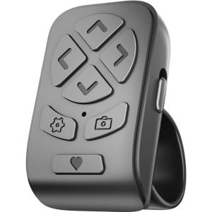 Page Turner Clicker for iPad, Kindle Fire, Scrolling Ring Remote for TikTok YouTube Instagram Shorts Video, Remote Shutter Control for Phone Camera Compatible with Tablet iPhone Android Phone