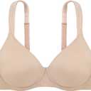 DORINA Women's Lindsay Non-Padded Underwire Comfy Daily Curves Bra - Nude - 34C