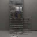 Humane Animal Trap, 30.5"x11.8"x11" Foldable Large Live Cage Traps for for Raccoons Beavers Groundhogs Foxes Armadillos and Other Live Animals, Easy to Catch and Release, Work for Indoor Outdoor