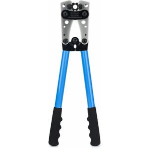 iCrimp Battery Terminal Crimper for Heavy Duty Copper Wire Lugs,Battery Cable Ends from AWG 8-1/0, Ground Lug Cimper Tool