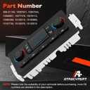 599-211XD Climate Control Module A/C Heater Air Conditioning Panel Fits 2003-2007 Chevy Silverado GMC Sierra Tahoe Suburban Yukon Cadillac Escalade 1500 2500 3500, Replaces 15832311 10367041