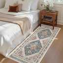 Madane Hallway Runner Rug - 2x5 Rug Runner Washable Runner Rugs Non-Slip Low-Pile Kitchen Runner Rug Laundry Room Rug Throw Carpet for Entrance Bedroom Living Room (2'x5', Navy Blue)