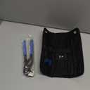 7-Inch Pliers Wrench with 2 Protective Covers - Professional Grade CRV Steel Adjustable Parallel Jaw Wrench with One-Click Resizing, Storage Pouch for All Types of Nuts, Water Pipes, etc