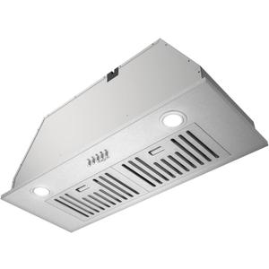 Built-in/Insert Range Hood 30 inch, 600 CFM 3 Speed Vent Hood, Ducted/Ductless Convertible, Stainless Steel Kitchen Exhaust Fan Hood with Bright LED Light, Baffle Filters and Charcoal Filters