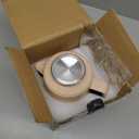 PortableAnd 34oz Double Vacuum Insulation Large Silicone French Press Coffee Maker, Metal Stainless Steel, Matte Black, Perfect for Camping, Travel, and At-Home Use (Light Gold)