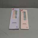 Doboli 12 Pack Replacement 12&13 inch Long Silicone Straw With Straw Cover, Compatible with Stanley 40 oz 30 oz Cup Tumbler, Reusable Straws with Cleaning Brush, for Stanley Tumbler Accessories